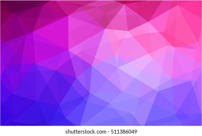 Light pink, blue polygonal background. Colorful abstract illustration with gradient. The textured pattern can be used for background.