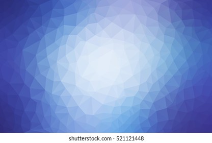 Light pink, blue polygonal background. Creative geometric illustration in Origami style with gradient. Brand-new design for your business.