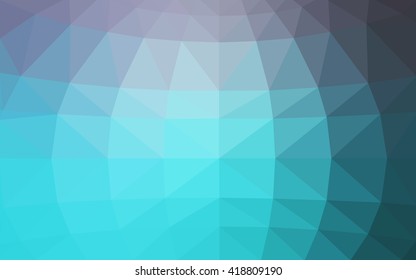 Light pink, blue polygonal illustration, which consist of triangles. Triangular design for your business. Geometric background in Origami style with gradient.