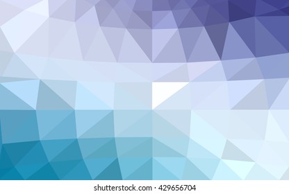Light pink, blue polygonal illustration, which consist of triangles. Triangular design for your business. Geometric background in Origami style with gradient.