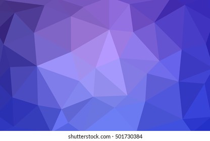 Light pink, blue polygonal illustration, which consist of triangles. Triangular design for your business. Geometric background in Origami style with gradient.