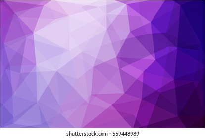 Light Pink Blue polygonal illustration, which consist of triangles. Triangular pattern for your business design. Geometric background in Origami style with gradient. 