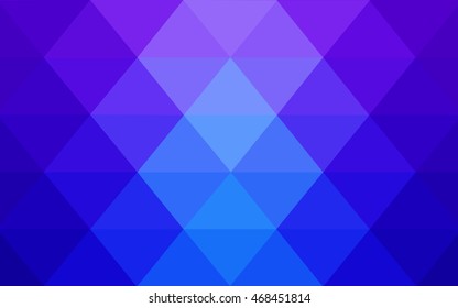 Light pink, blue polygonal template. Creative geometric illustration in Origami style with gradient. The polygonal design can be used for your web site.