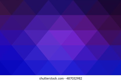 Light pink, blue polygonal template. Colorful abstract illustration with gradient. The elegant pattern can be used as part of a brand book.
