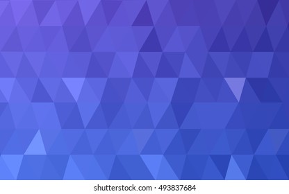 Light pink, blue polygonal template. Creative illustration in halftone style with gradient. The elegant pattern can be used as part of a brand book.