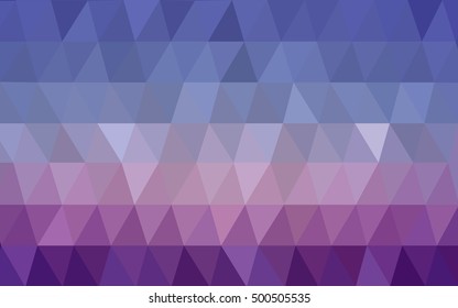 Light pink, blue polygonal template. Creative geometric illustration in Origami style with gradient. The polygonal design can be used for your web site.