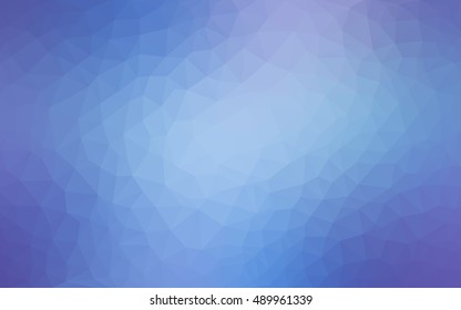 Light pink, blue shining triangular background. A vague abstract illustration with gradient. Triangular pattern for your business design.