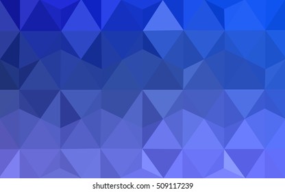 Light pink, blue shining triangular template. Shining colored illustration in a brand-new style. Brand-new design for your business.