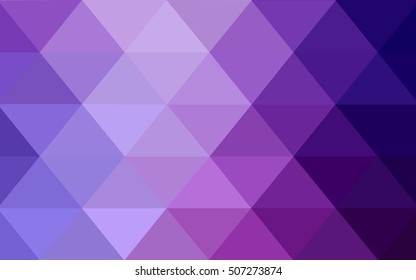 Light pink, blue triangle mosaic background. Glitter abstract illustration with an elegant design. Brand-new style for your business design.