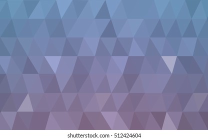 Light pink, blue triangle mosaic template. Creative illustration in halftone style with gradient. The template can be used as a background for cell phones.
