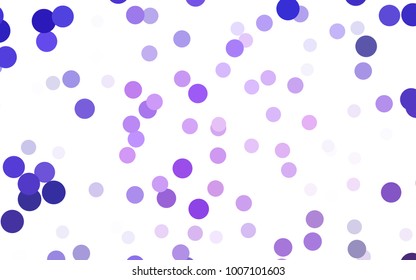 Light Pink, Blue vector abstract pattern with circles. Geometry template for your business design. Background with colored spheres.