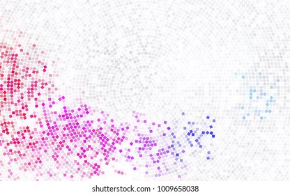 Light Pink, Blue vector abstract textured polygonal background. Blurry rectangular design. The pattern with repeating rectangles can be used for background.