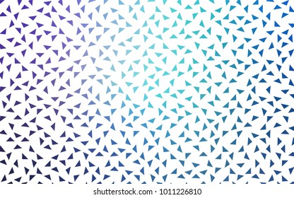 Light Pink, Blue vector abstract geometric background consisting of colored triangles.