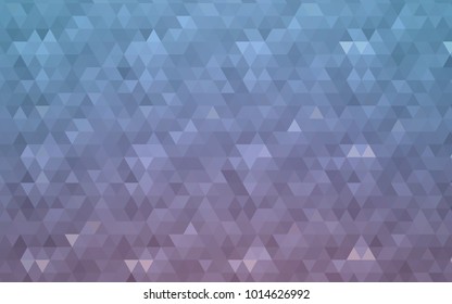 Light Pink, Blue vector abstract polygonal background. Geometric illustration in Origami style with gradient.  The polygonal design can be used for your web site.