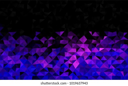 Light Pink, Blue vector abstract polygonal pattern. Colorful illustration in abstract style with gradient. The polygonal design can be used for your web site.