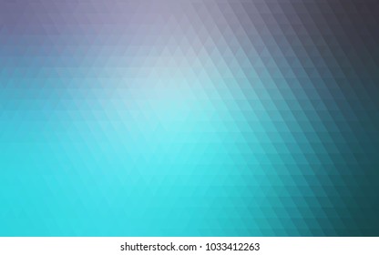 Light Pink, Blue vector abstract polygonal pattern. Shining illustration, which consist of triangles. Brand-new design for your business.