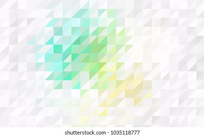 Light Pink, Blue vector abstract colorful background, which consist of triangles. Pattern with colored triangles on white background.