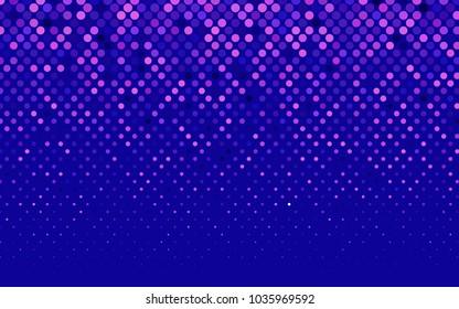 Light Pink, Blue vector abstract pattern with circles. Geometry template for your business design. Background with colored spheres.