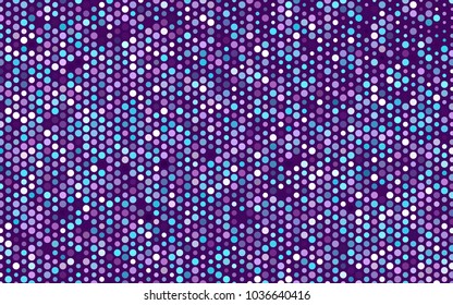 Light Pink, Blue vector abstract pattern with circles. Geometry template for your business design. Background with colored spheres.