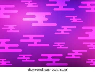 Light Pink, Blue vector abstract doodle background. Shining colored illustration with doodles in Zen tangle style. Hand painted design for web, wrapping, wallpaper.