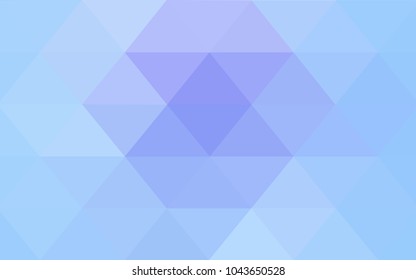 Light Pink, Blue vector abstract textured polygonal background. Blurry triangle design. Pattern can be used for background.