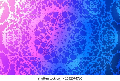 Light Pink, Blue vector abstract doodle background. A completely new color illustration in doodle style drawn by child. The template can be used as a background for cell phones.