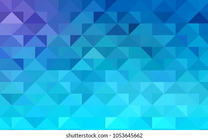 Light Pink, Blue vector abstract polygonal background. Shining colored illustration in a brand-new style. A completely new template for your business design.