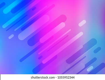 Light Pink, Blue vector abstract doodle background. A vague abstract illustration with doodles in Indian style. The pattern can be used for wallpapers and coloring books.