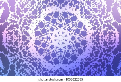 Light Pink, Blue vector abstract doodle template. Creative illustration in blurred style with doodles made by child. Brand-new design for your business.