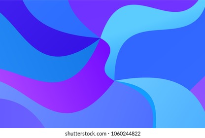 Light Pink, Blue vector abstract cambered template. A vague circumflex abstract illustration with gradient. The best blurred design for your business.