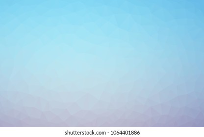 Light Pink, Blue vector abstract textured polygonal background. Blurry triangle design. Pattern can be used for background.