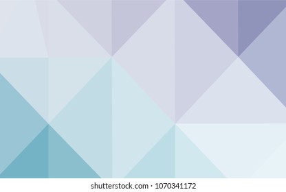 Light Pink, Blue vector abstract mosaic backdrop. Colorful illustration in abstract style with gradient. A completely new template for your business design.
