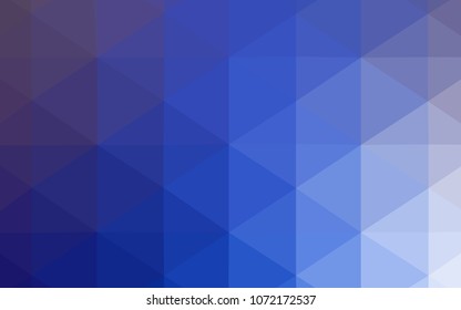 Light Pink, Blue vector abstract polygonal pattern. Shining colored illustration in a new style. A completely new template for your business design.
