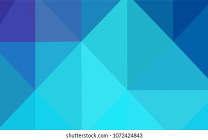 Light Pink, Blue vector abstract mosaic background. Colorful illustration in polygonal style with gradient. Brand-new design for your business.
