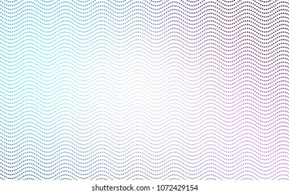 Light Pink, Blue vector abstract pattern with circles. Geometry template for your business design. Background with colored spheres.