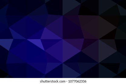 Light Pink, Blue vector abstract polygonal template. Modern geometrical abstract illustration with gradient. The template for cell phone's backgrounds.