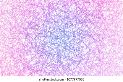 Light Pink, Blue vector abstract colorful background, which consist of triangles. Pattern with colored triangles on white background.