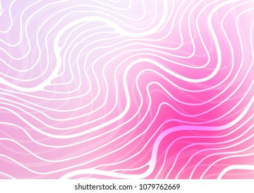 Light Pink, Blue vector abstract doodle texture. Geometric doodle illustration in Origami style with gradient. Brand-new design for your business.