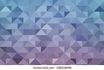 Light Pink, Blue vector abstract polygonal pattern. Creative illustration in halftone style with gradient. The polygonal design can be used for your web site.