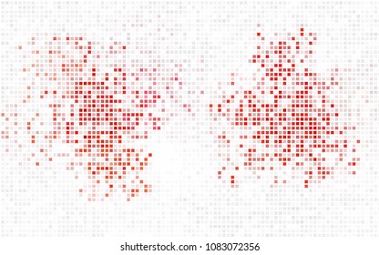 Light Pink, Blue vector abstract textured polygonal background. Blurry rectangular design. The pattern with repeating rectangles can be used for background.