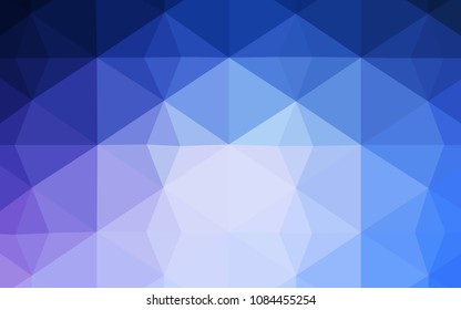 Light Pink, Blue vector abstract polygonal background. Colorful abstract illustration with triangles. A new texture for your web site.