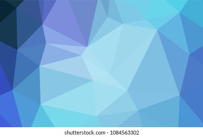 Light Pink, Blue vector abstract mosaic backdrop. Modern geometrical abstract illustration with gradient. Brand-new style for your business design.