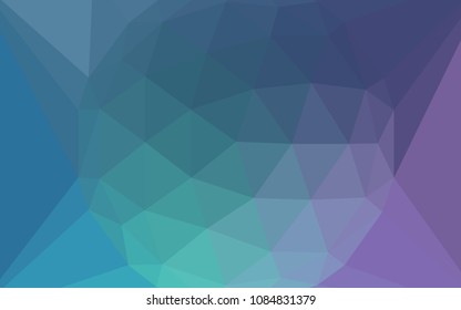 Light Pink, Blue vector abstract mosaic pattern with a diamond. Polygonal abstract illustration with gradient. Textured pattern for your backgrounds.