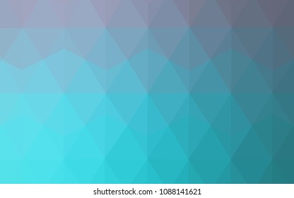 Light Pink, Blue vector abstract polygonal pattern. Colorful illustration in abstract style with triangles. A new texture for your web site.