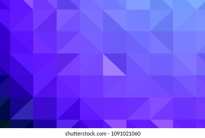 Light Pink, Blue vector abstract mosaic backdrop. A completely new color illustration in a polygonal style. Textured pattern for your backgrounds.