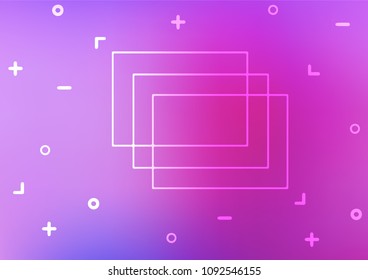 Light Pink, Blue vector abstract doodle background. Doodles on blurred abstract background with gradient. The doodle design can be used for your web site.