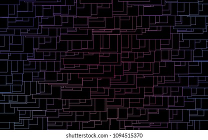 Light Pink, Blue vector abstract textured polygonal background. Blurry rectangular design. The pattern with repeating rectangles can be used for background.