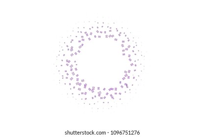 Light Pink, Blue vector abstract colorful background, which consist of triangles. Pattern with colored triangles on white background.