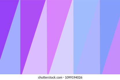 Light Pink, Blue vector abstract mosaic backdrop. Triangular geometric sample with gradient.  That new template can be used for your brand book.