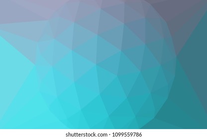 Light Pink, Blue vector abstract polygonal template with a gem in a centre. Colorful illustration with gradient. Textured pattern for your backgrounds.